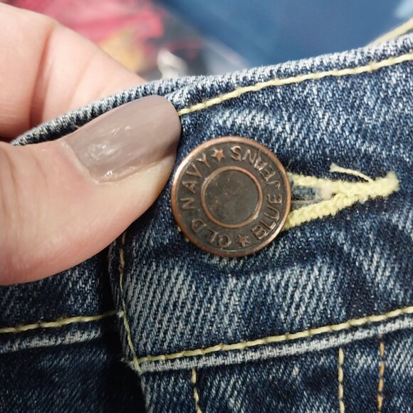 3320 Size 12s Old Navy Upcycled Bleached Bell-Bottoms. - Picture 6 of 6